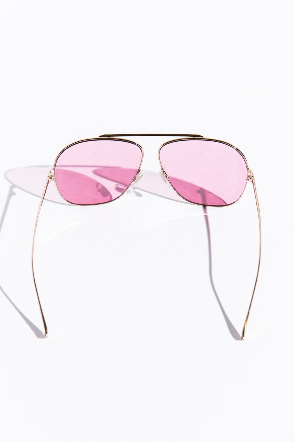 FENDI Pink Logo Aviators