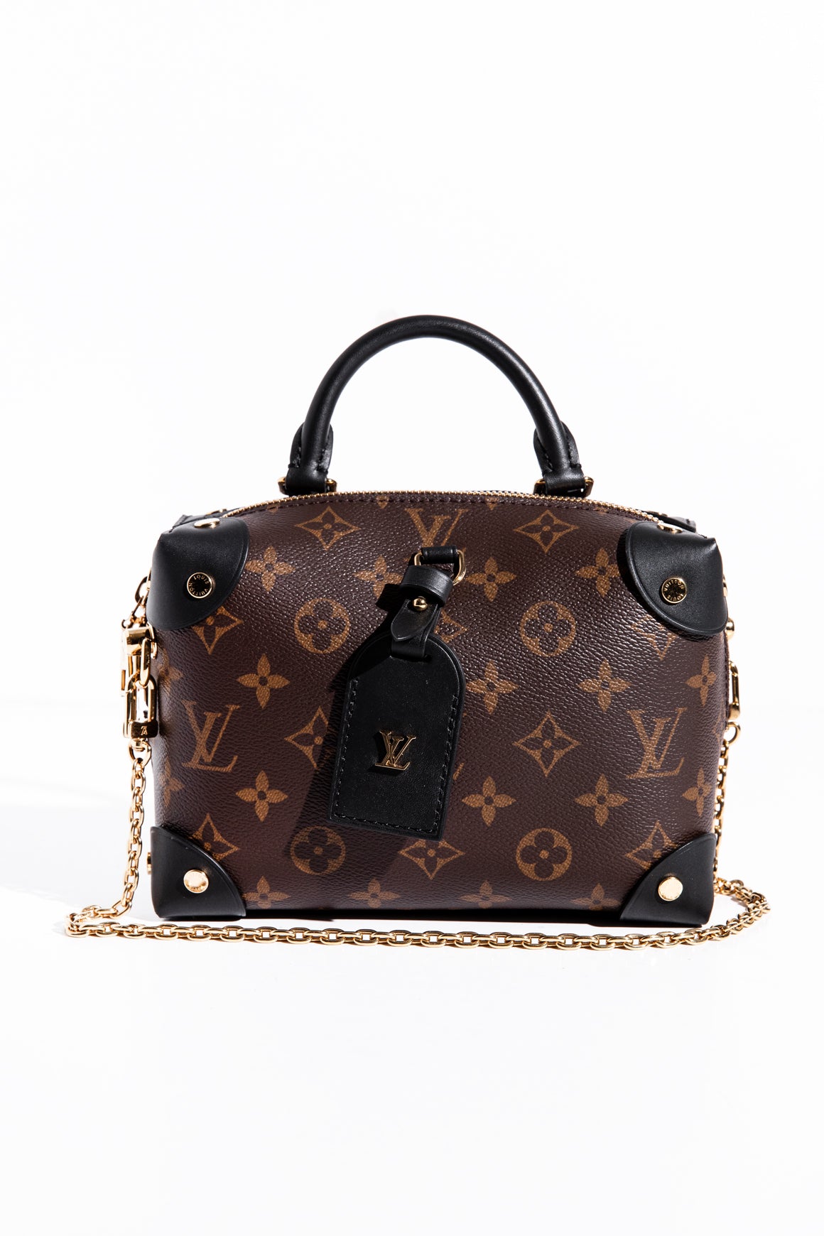 LOUIS VUITTON Monogram Petit Malle Souple Bag