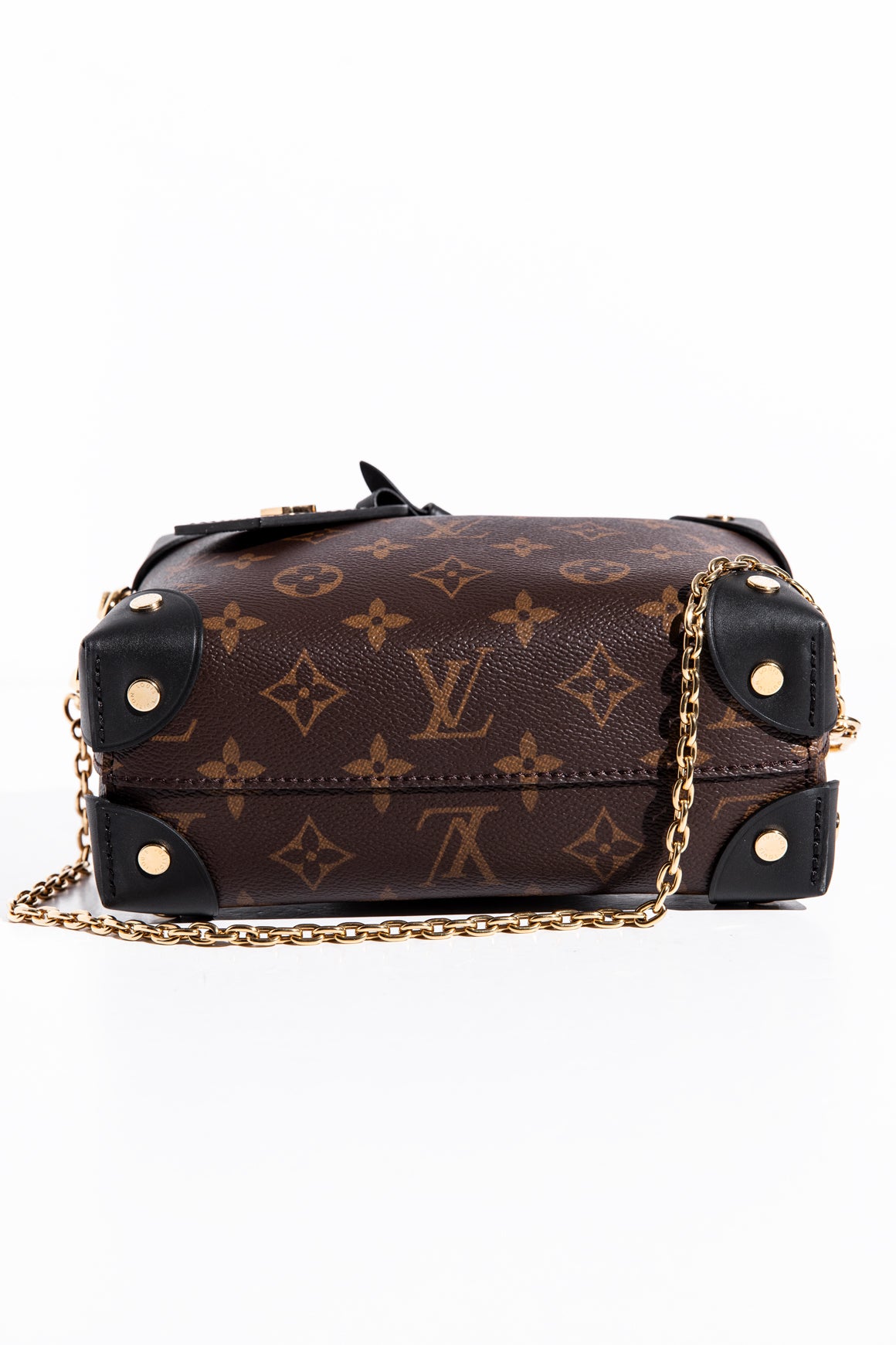 LOUIS VUITTON Monogram Petit Malle Souple Bag