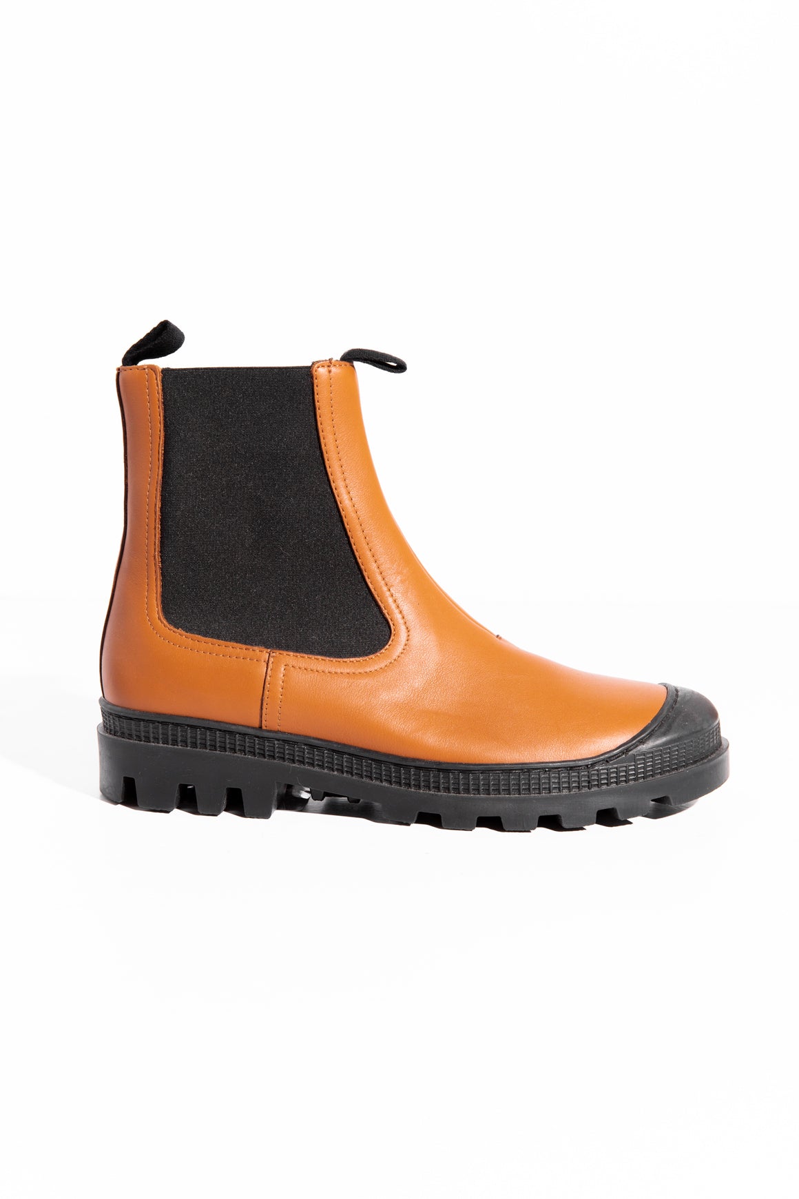 LOEWE Brown & Black Chelsea Boots (Sz. 39)