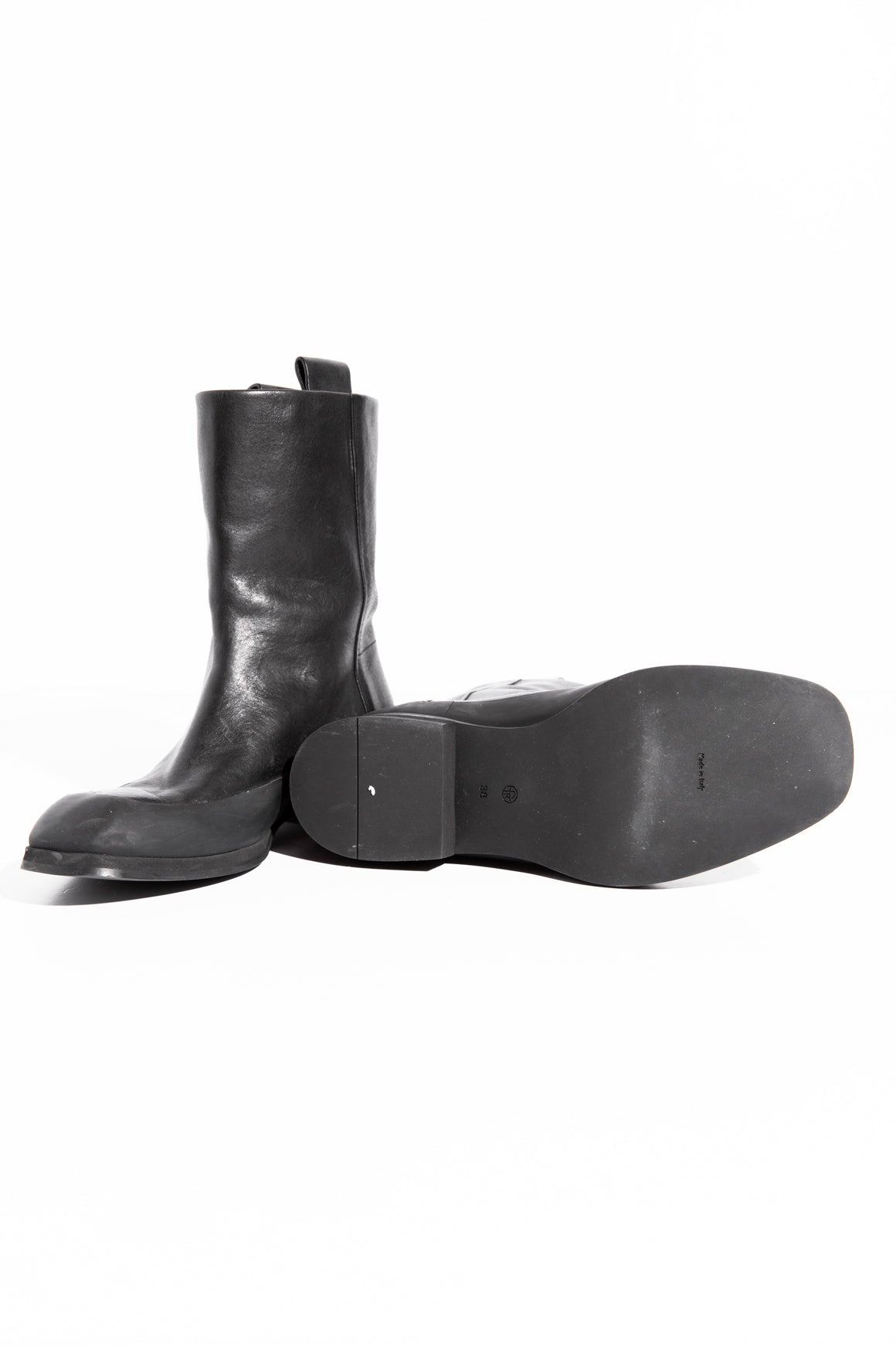 THE ROW Black "Grunge" Boots (Sz. 38)