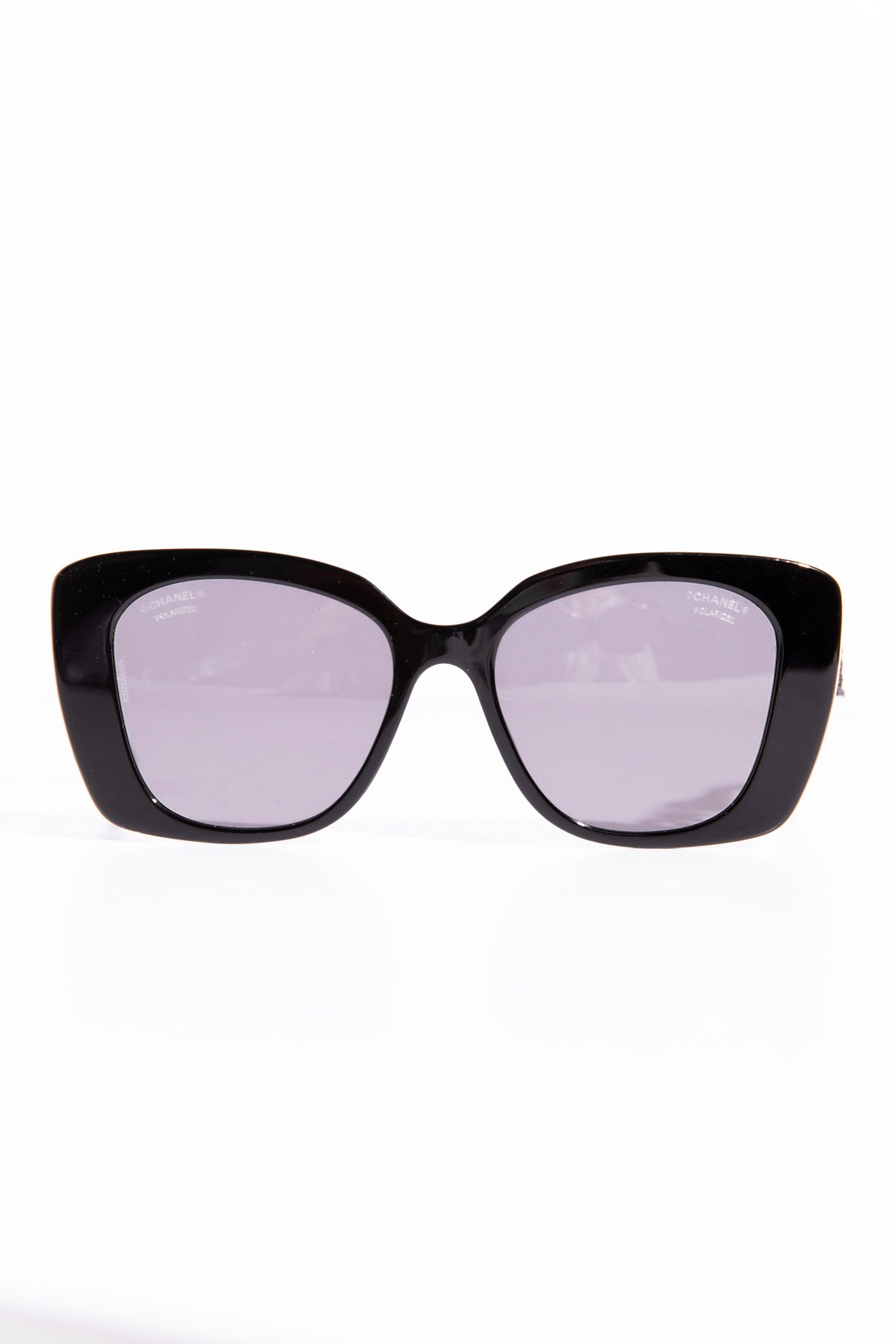 CHANEL Crystal Logo Sunglasses