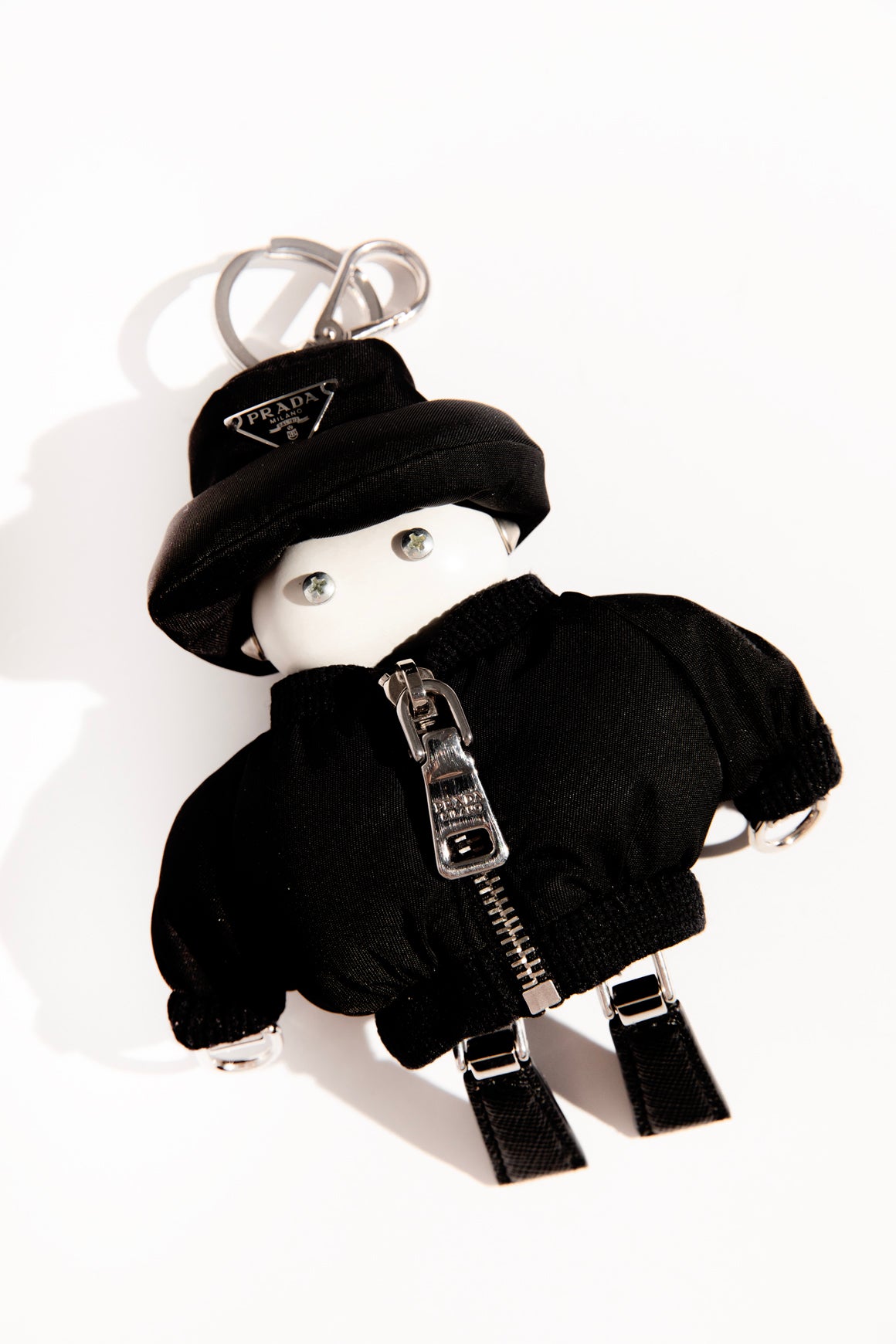 PRADA Soft Robot Re-Nylon Bag Charm w/ Shoulder Strap