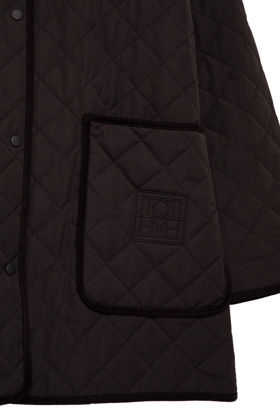 TOTEME Black Quilted Jacket (Sz. L)