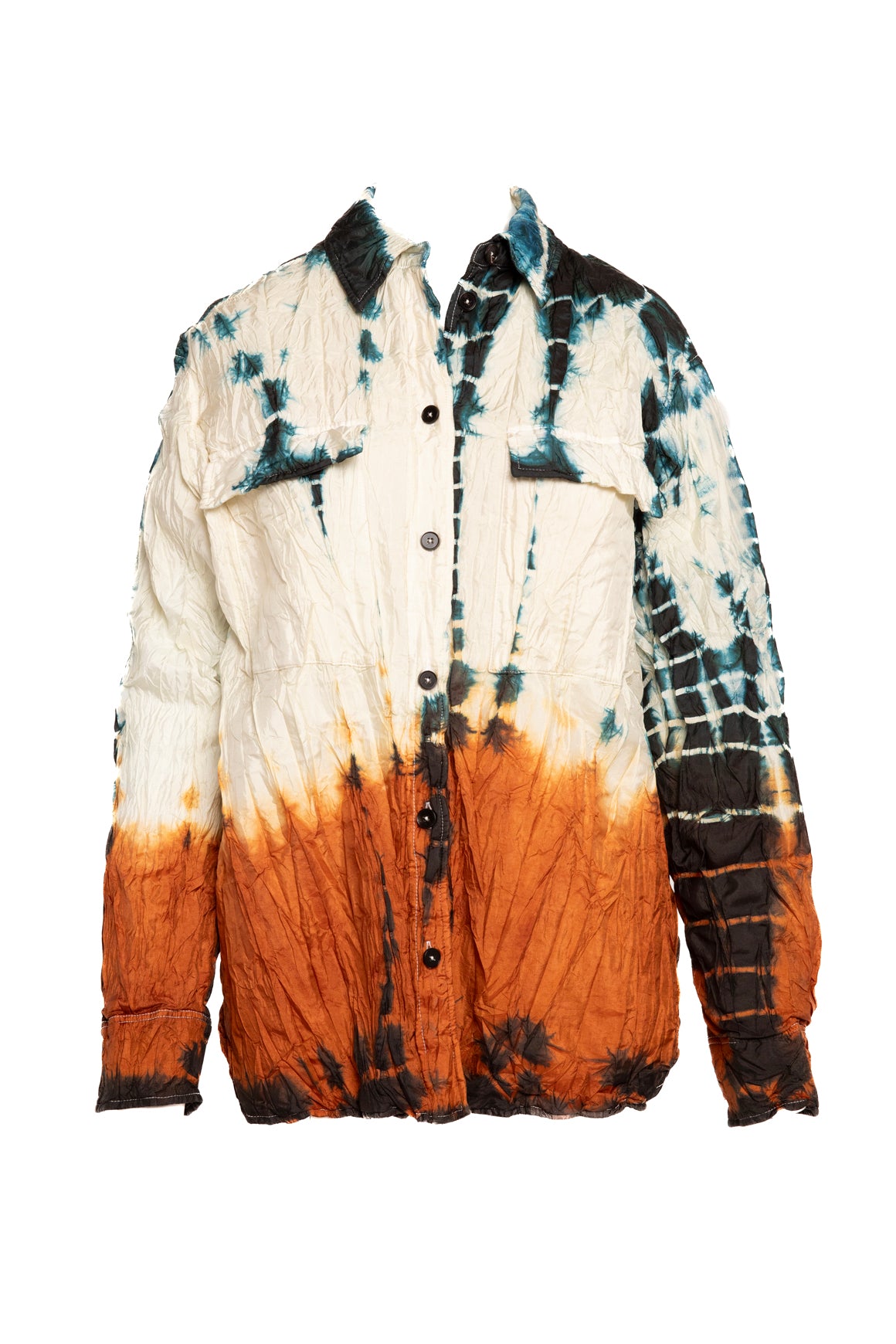 JIL SANDER Tie-Dye Shacket (Sz.40/4)