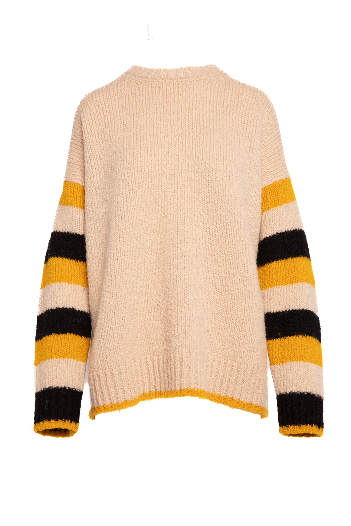 LA DOUBLE J Striped Oversized Sweater (Sz. L)