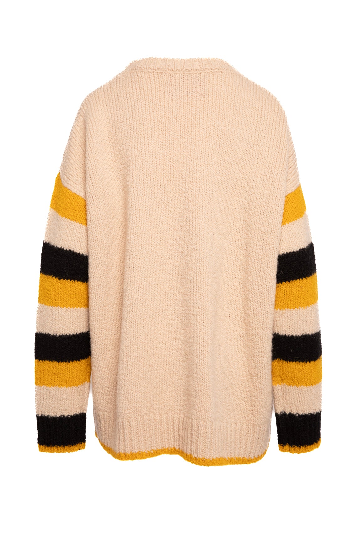 LA DOUBLE J Striped Oversized Sweater (Sz. L)