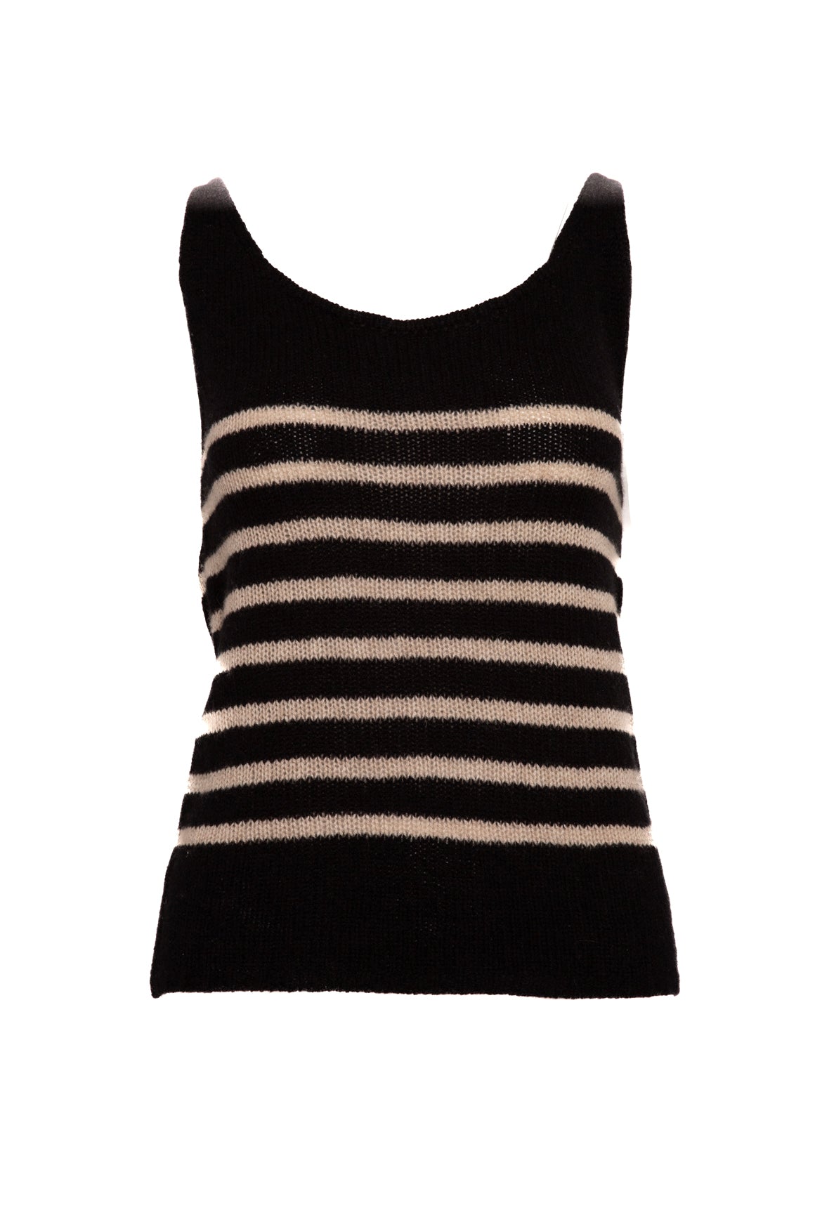 KHAITE Stripe Knit Tank (Sz. L)
