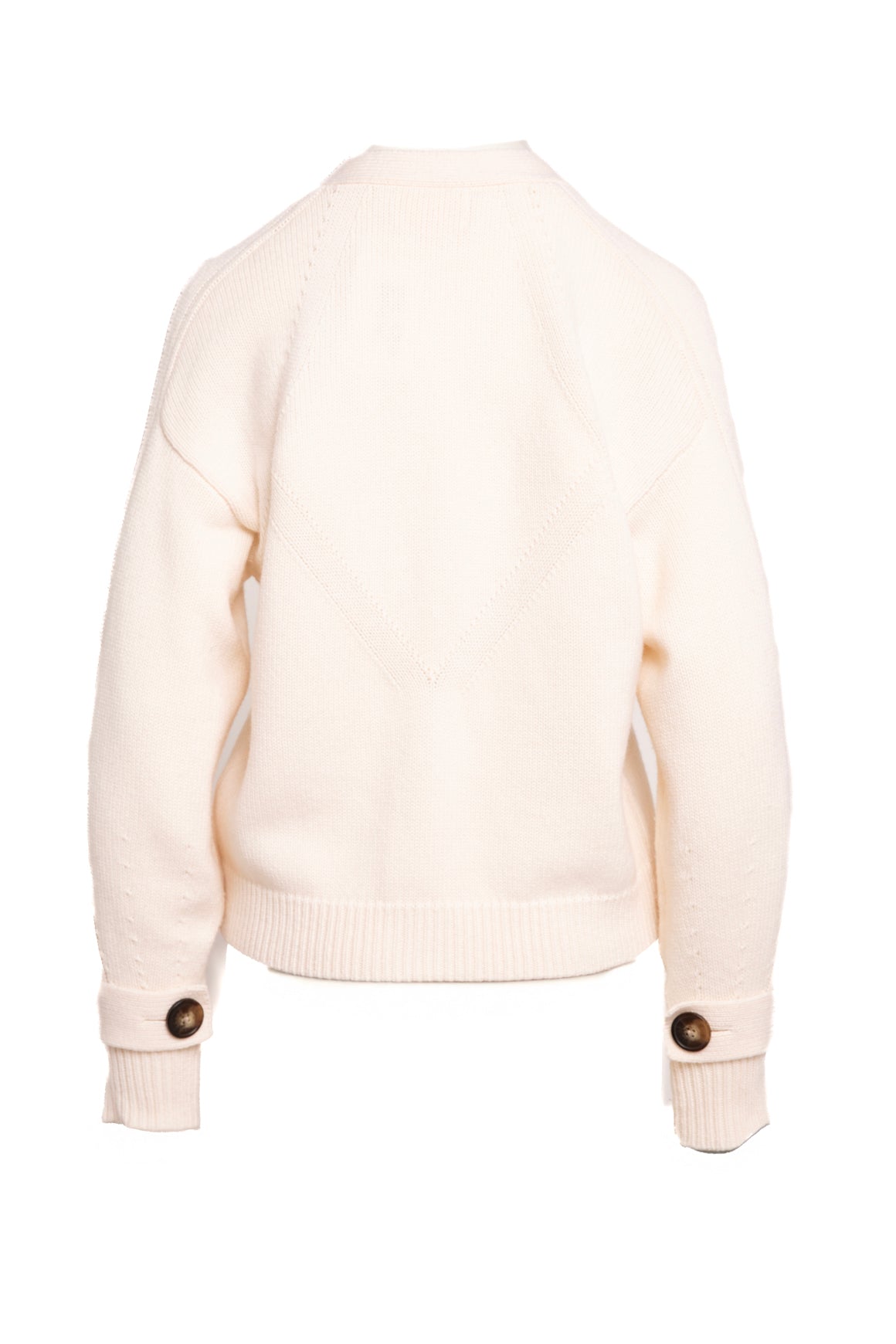 LOULOU STUDIO Cream Cashmere Cardigan (Sz.XS)