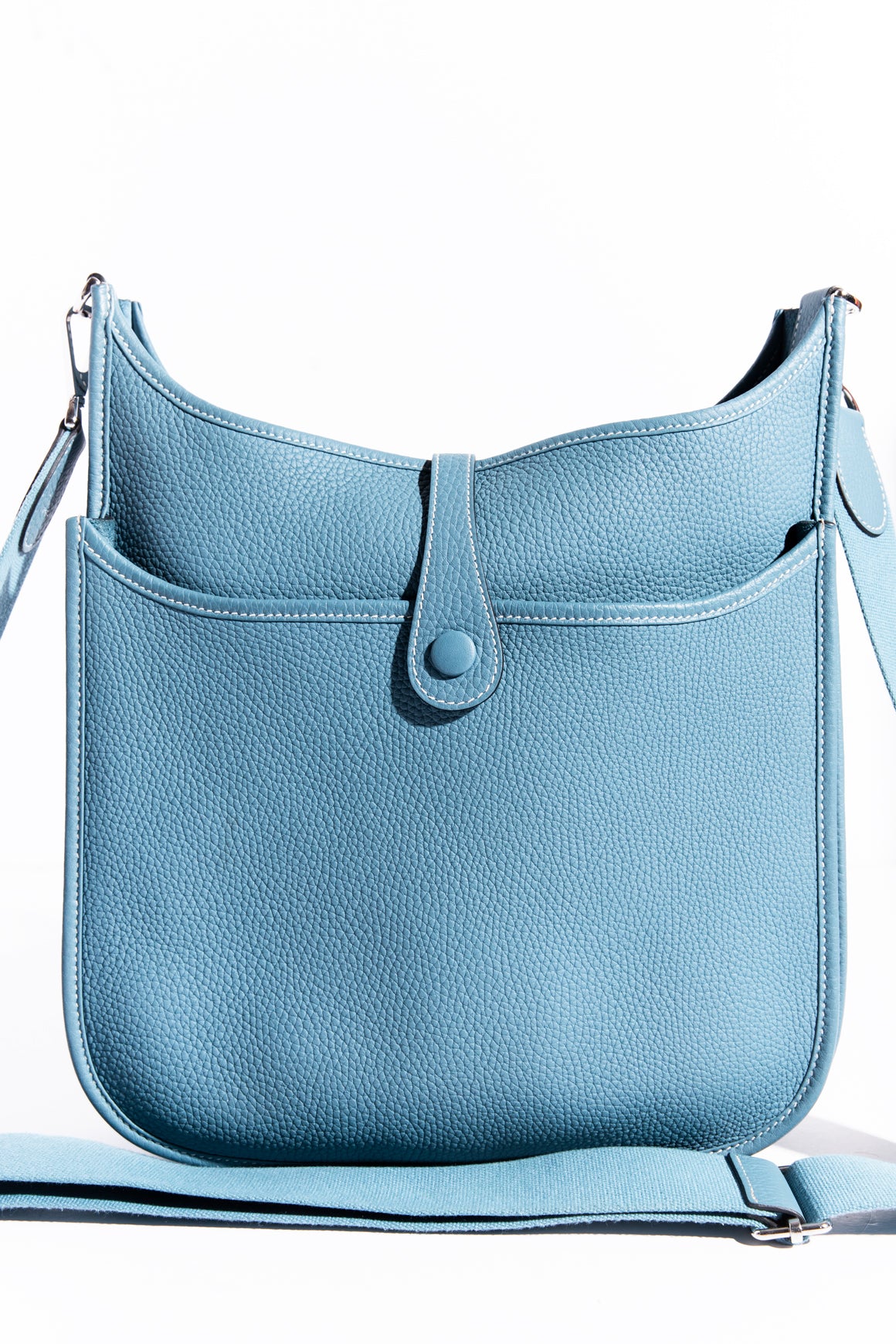 HERMES Bleu Jean Togo Evelyne II 29