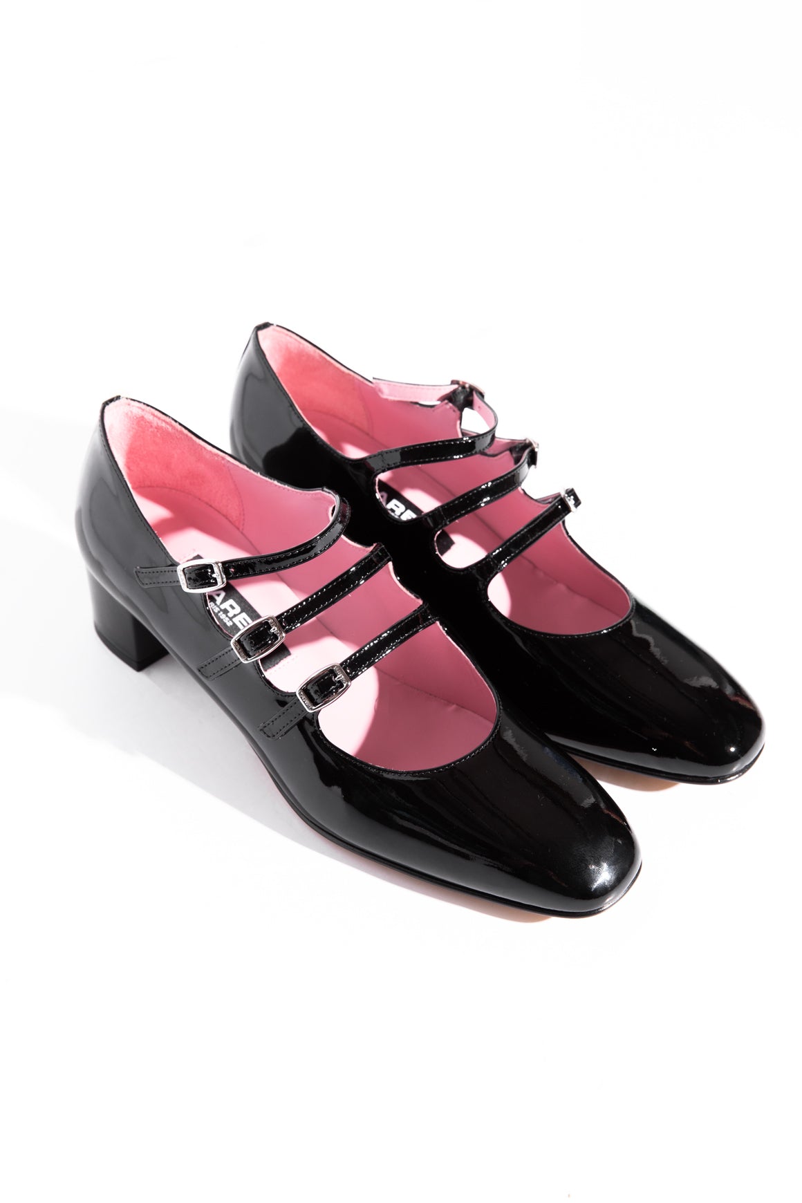 CAREL Black Patent "Kina" Mary Jane Pumps (Sz. 39.5)