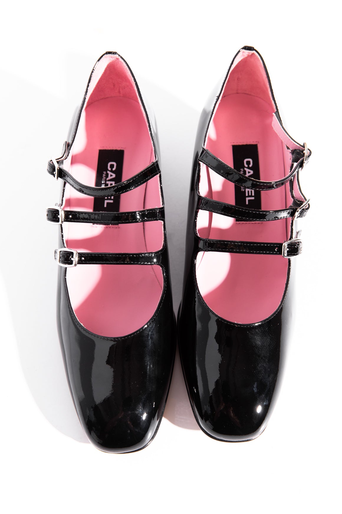 CAREL Black Patent "Kina" Mary Jane Pumps (Sz. 39.5)