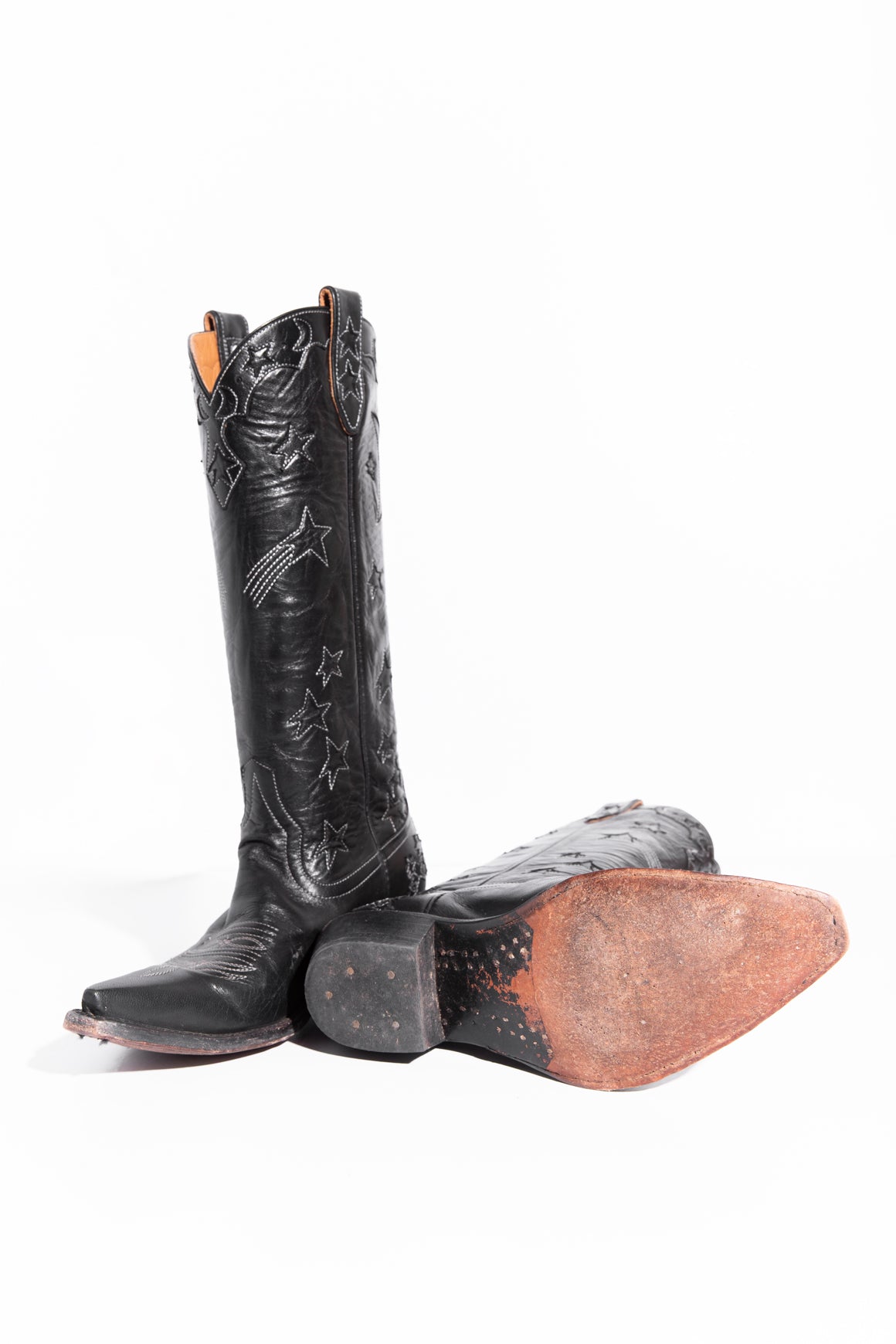 MIRON CROSBY Black "Margretta" Western Boots (Sz. 10)