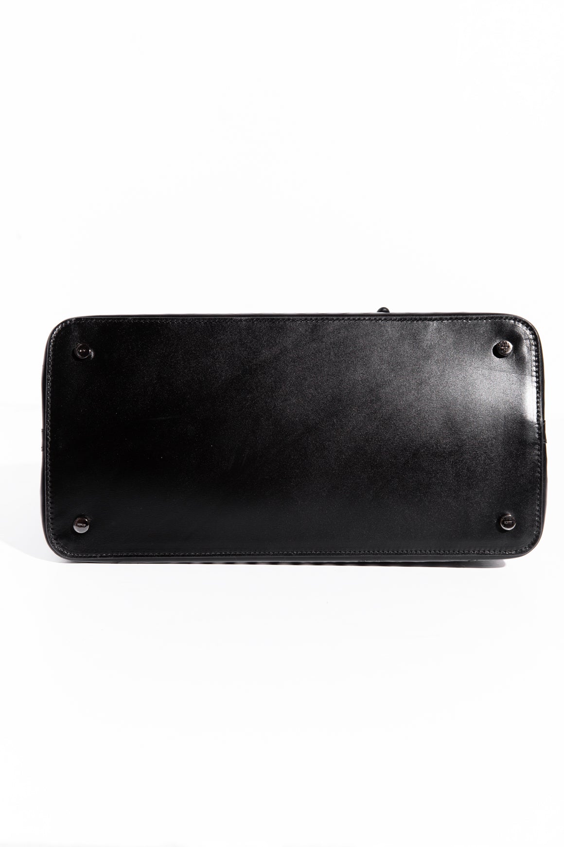 ALAIA Black & White "Mina" Top Handle Bag