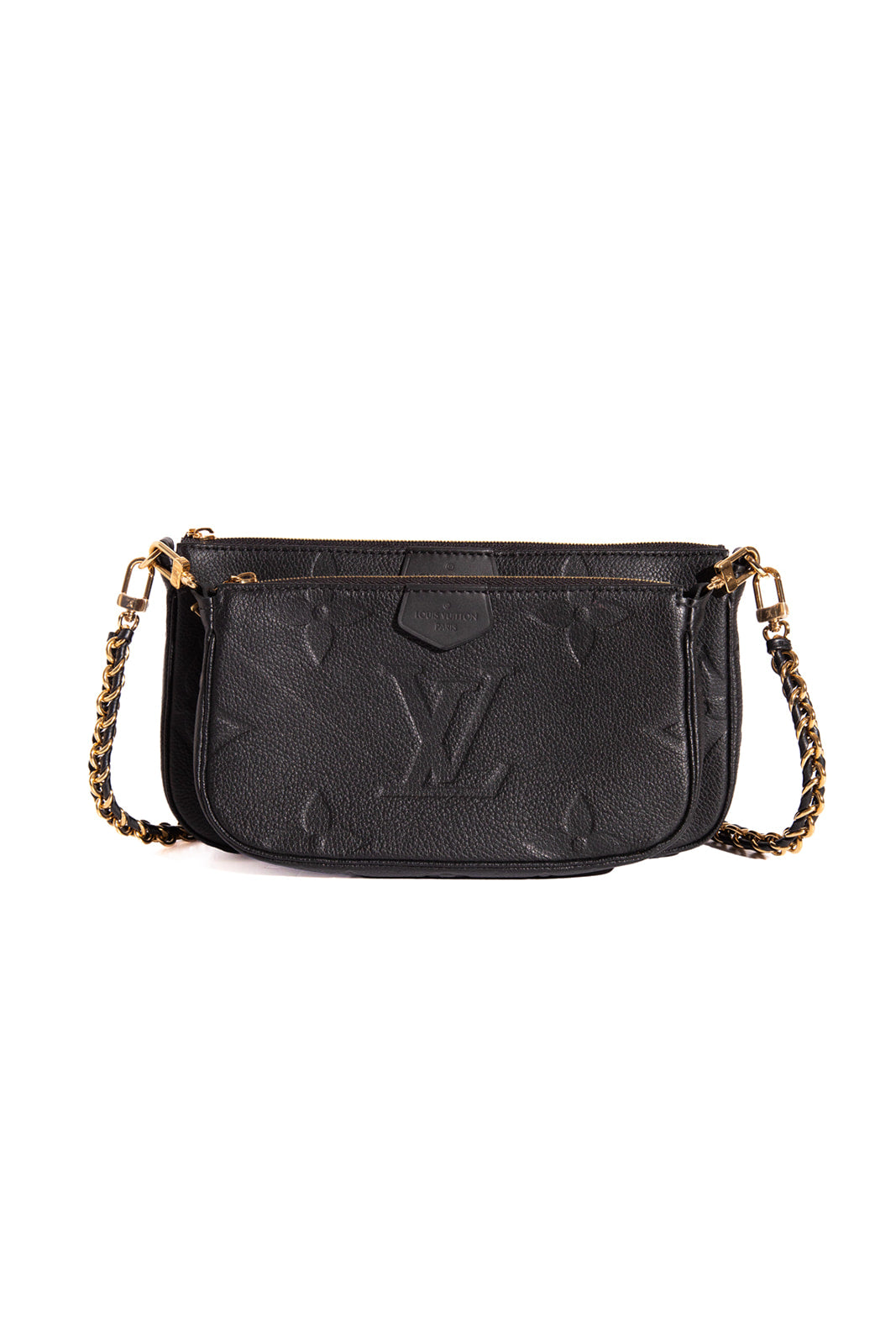 LOUIS VUITTON Black Empriente Multi Pochette Bag