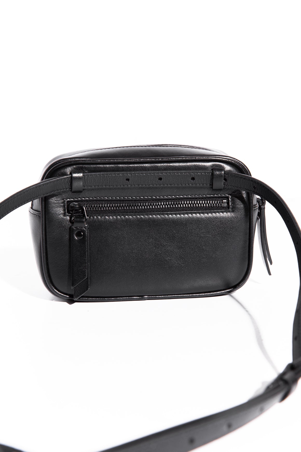 SAINT LAURENT Black Lou Belt Bag
