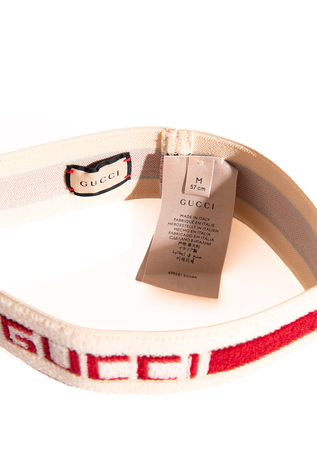 GUCCI Web Stripe Logo Headband
