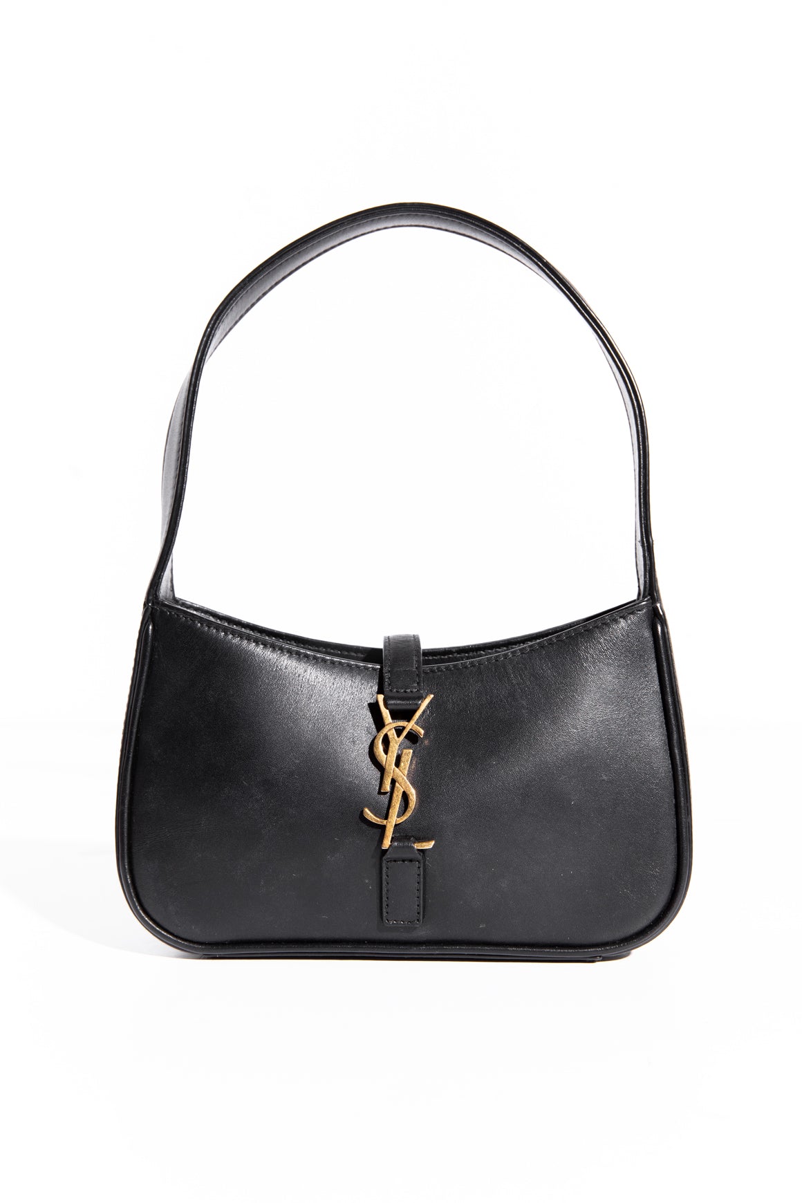 SAINT LAURENT Black Le 5 à 7 Mini Shoulder Bag