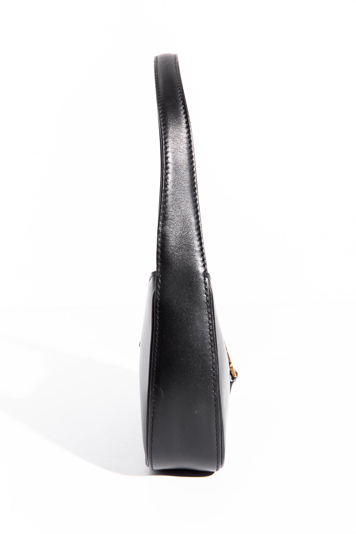 SAINT LAURENT Black Le 5 à 7 Mini Shoulder Bag