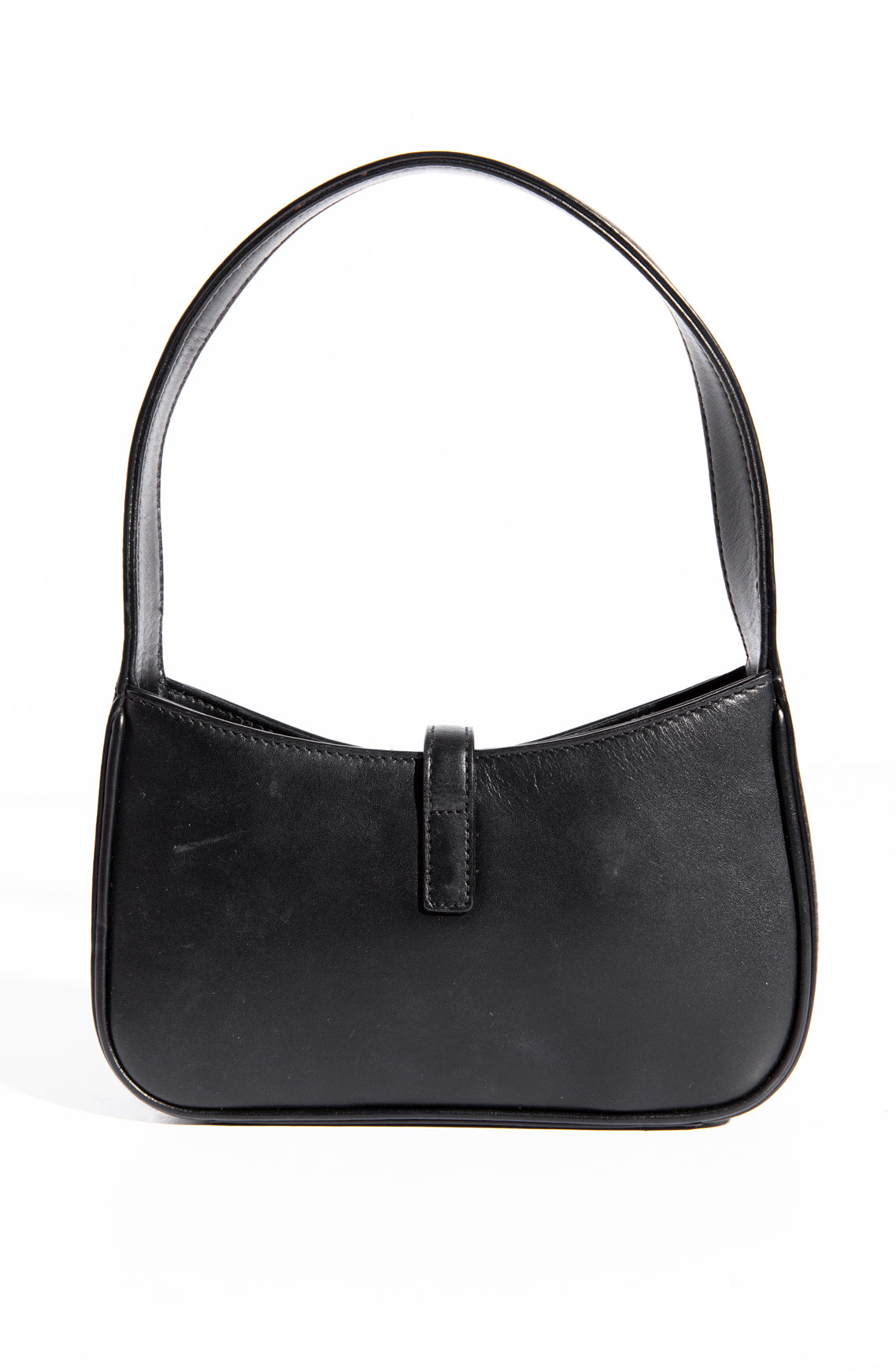 SAINT LAURENT Black Le 5 à 7 Mini Shoulder Bag