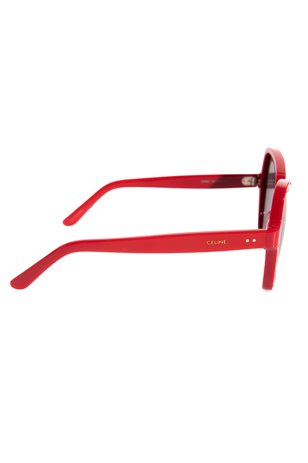 CELINE Red Crystal Butterfly Sunglasses