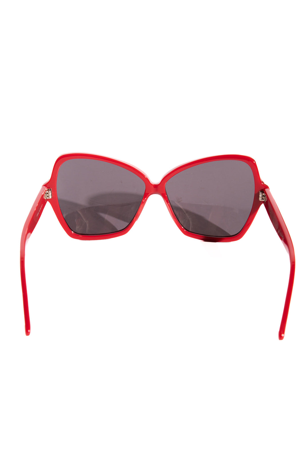 CELINE Red Crystal Butterfly Sunglasses