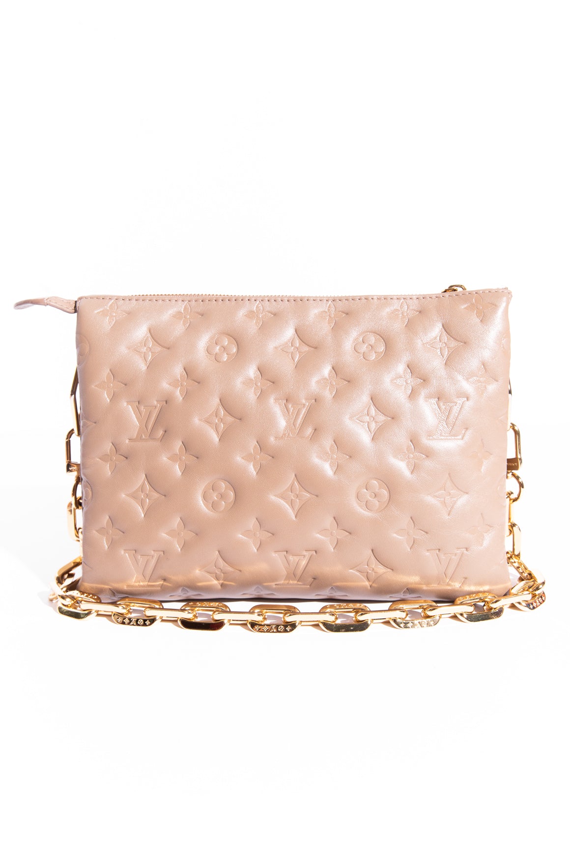 LOUIS VUITTON Beige Coussin PM Handbag