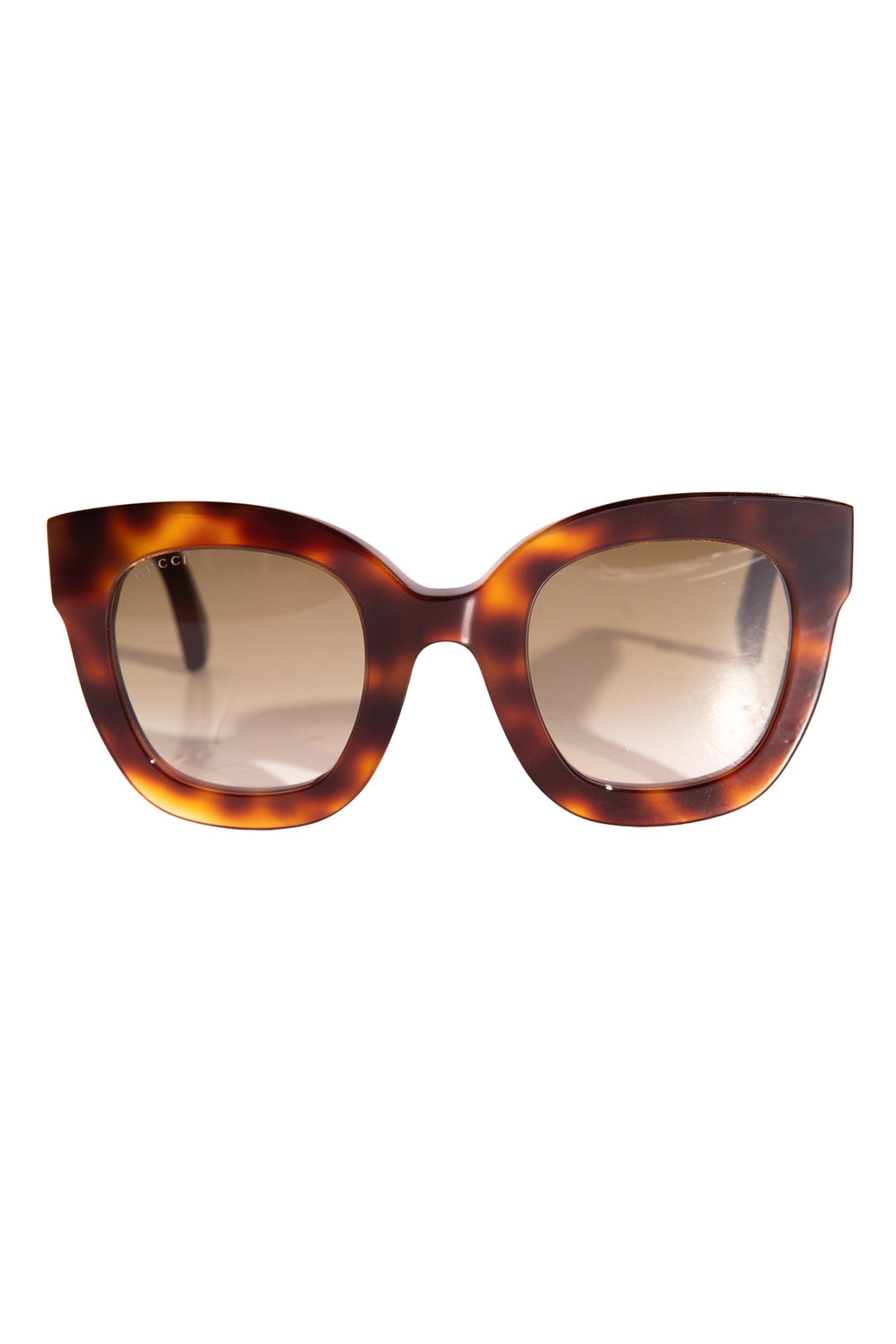 GUCCI Tortoise Star Crystal Sunglasses