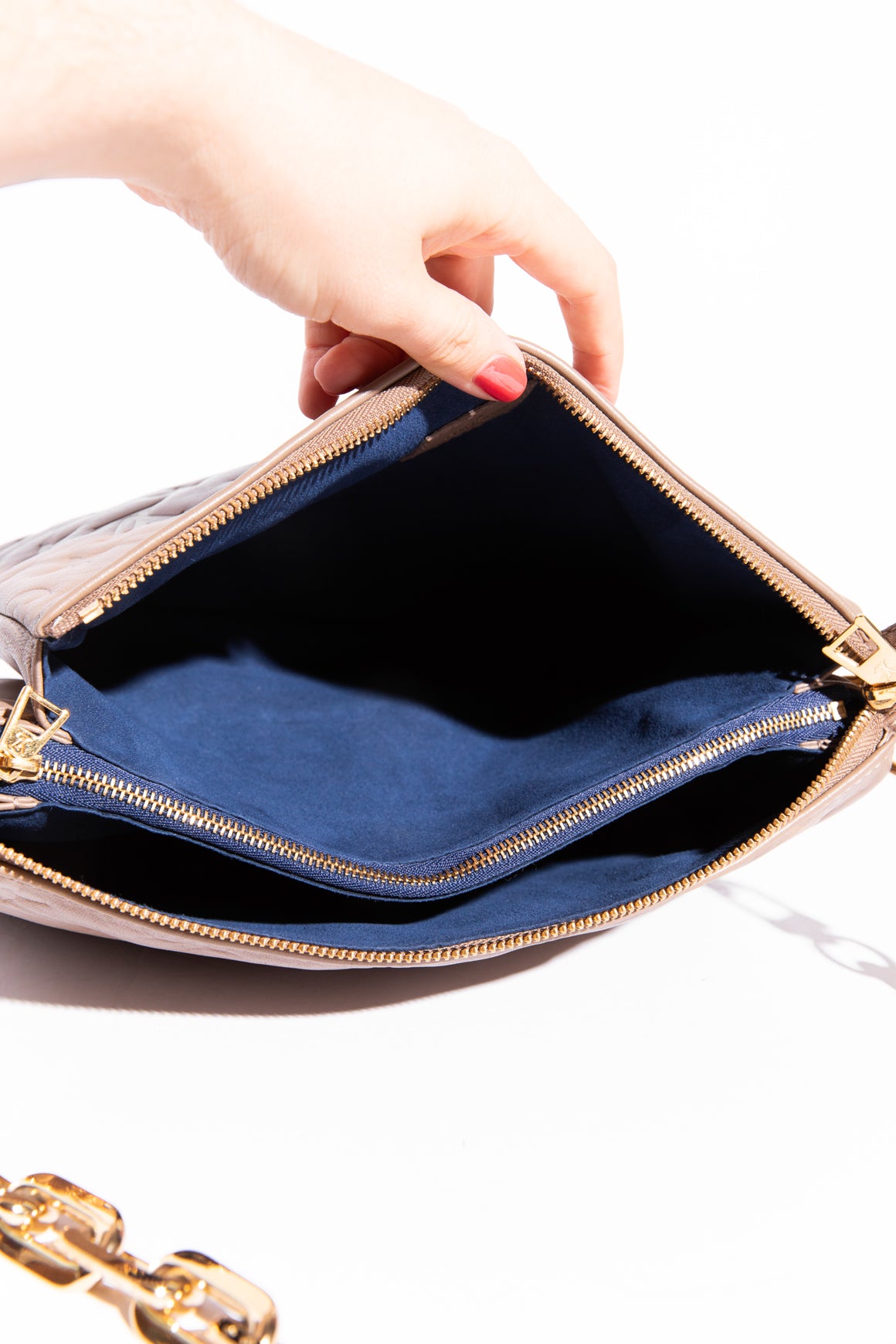 LOUIS VUITTON Beige Coussin PM Handbag