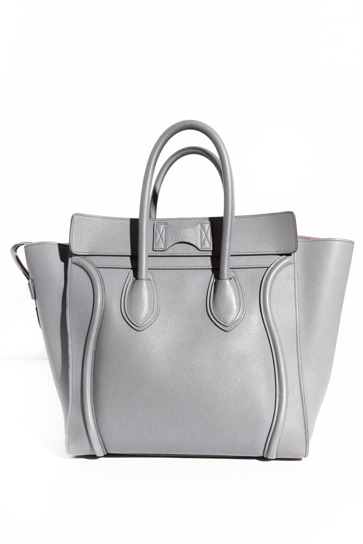 CELINE Grey Luggage Tote