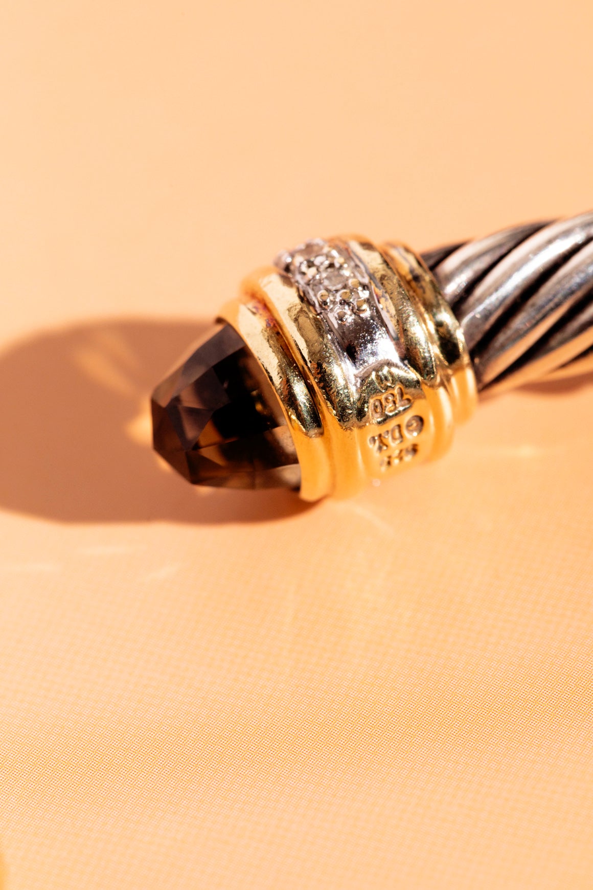 DAVID YURMAN Citrine + Diamond Cable Cuff