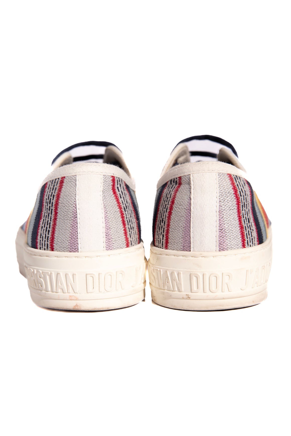 DIOR Rainbow Tapestry Low Top Sneakers (Sz. 36.5)