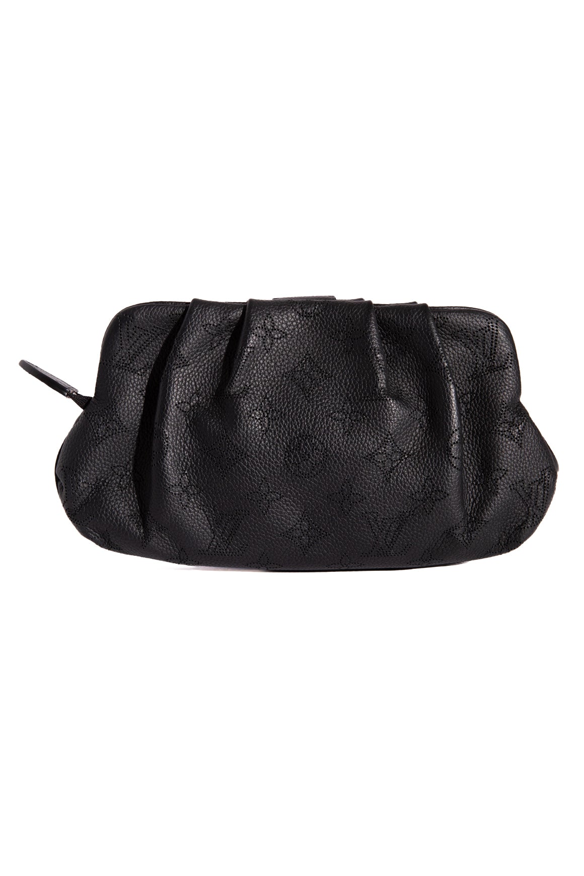 LOUIS VUITTON Black Mahina Scala Mini Pouch