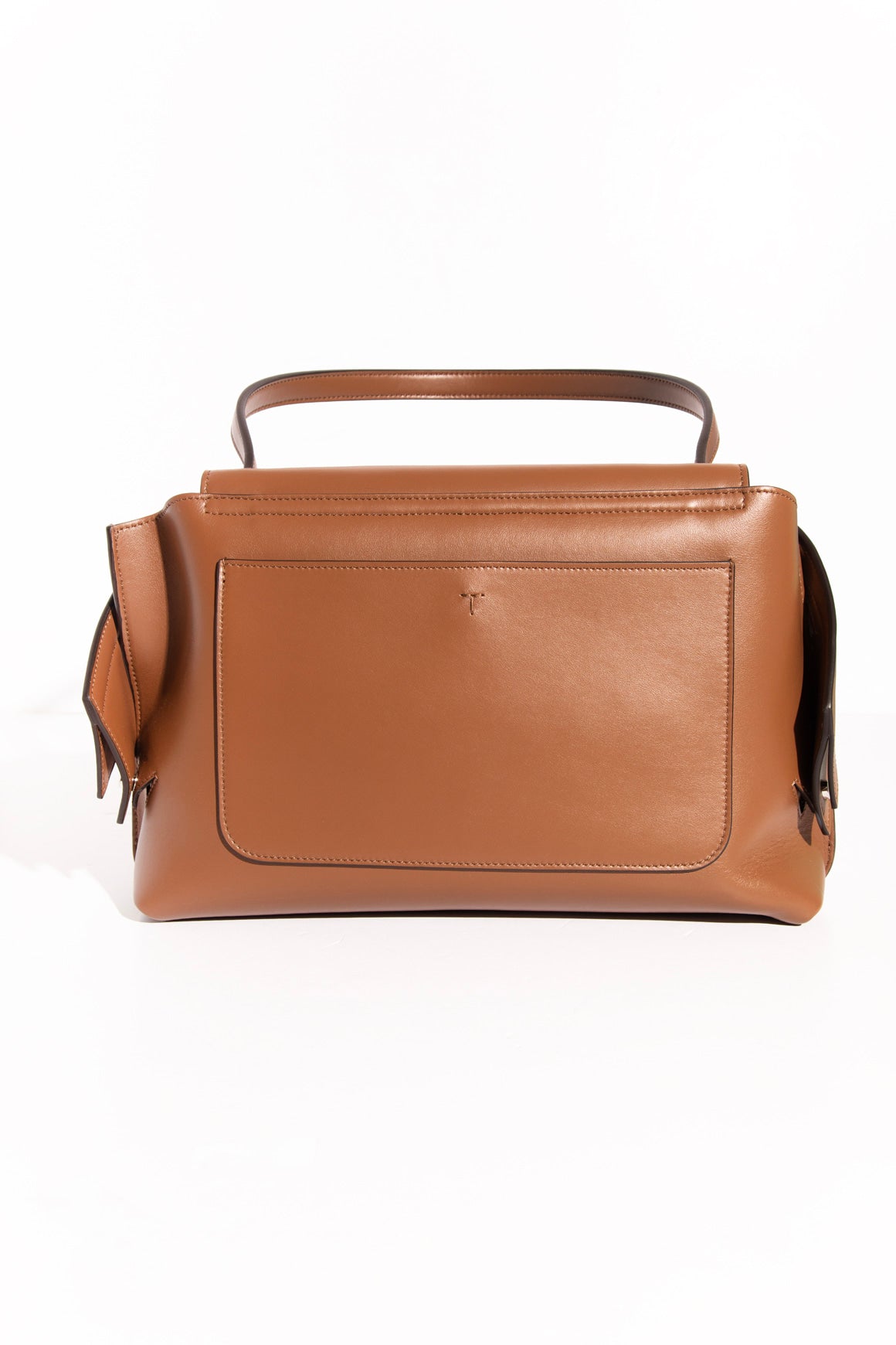 TOD'S Brown Leather Medium Wave Bag | MOSS Consignment