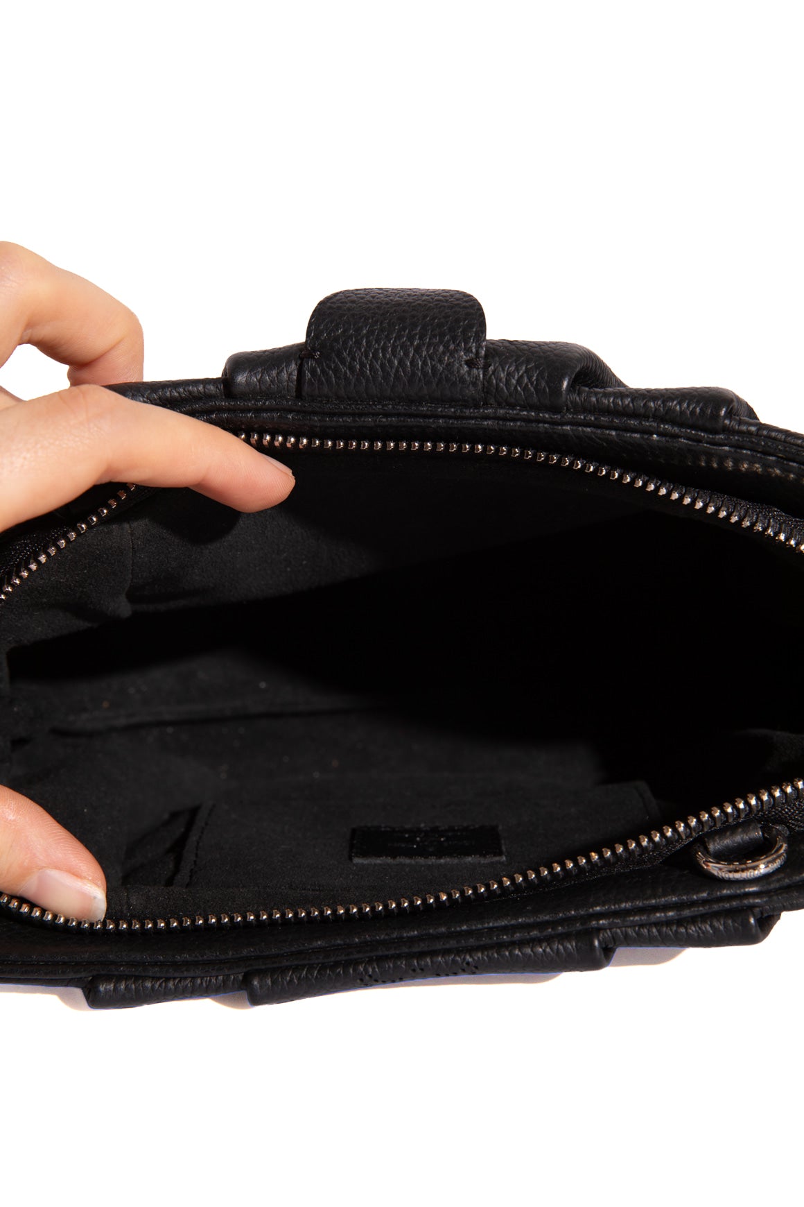 LOUIS VUITTON Black Mahina Scala Mini Pouch