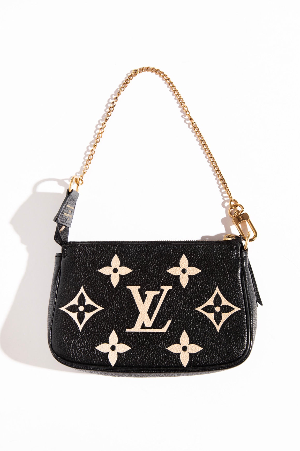 LOUIS VUITTON Black Monogram Micro Pochette
