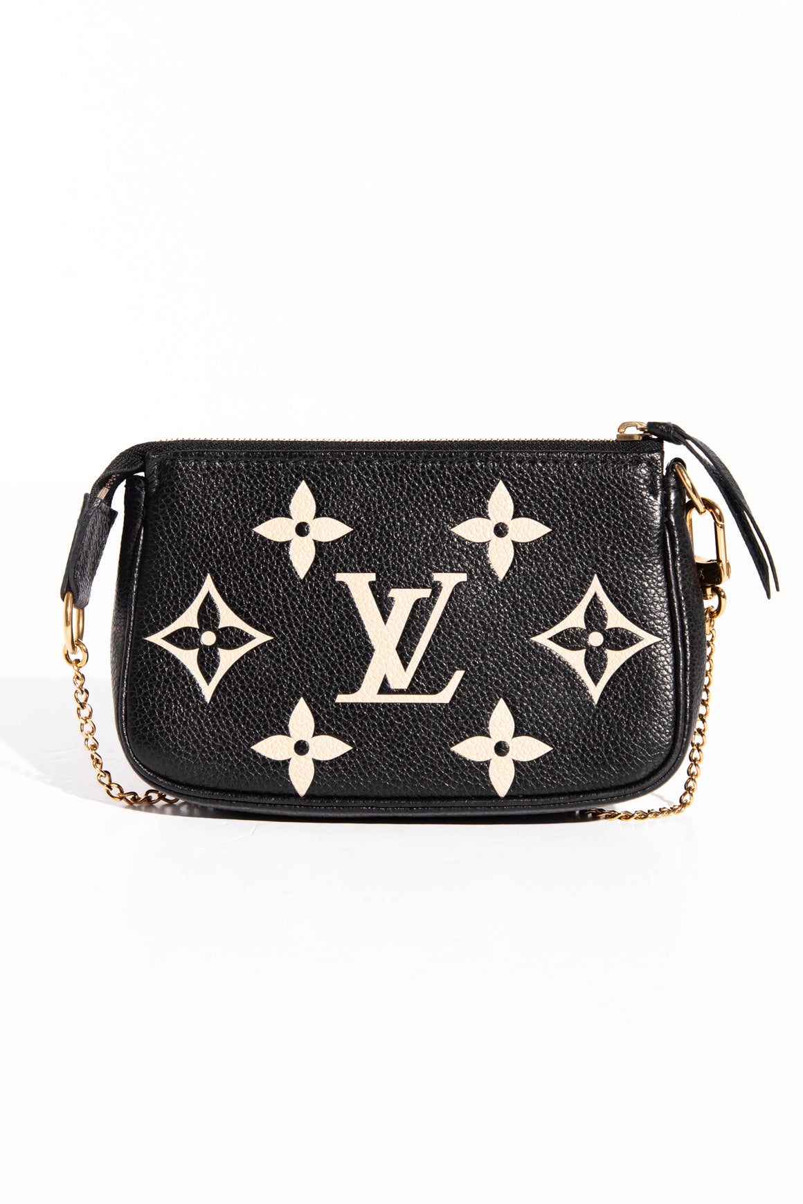 LOUIS VUITTON Black Monogram Micro Pochette