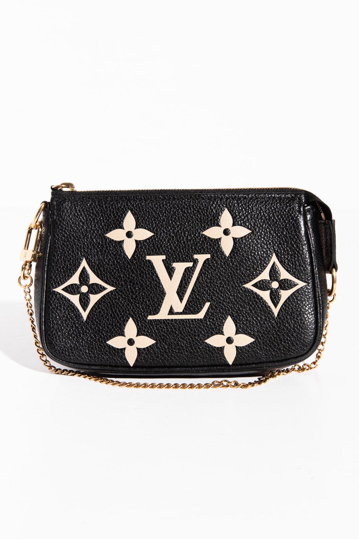 LOUIS VUITTON Black Monogram Micro Pochette