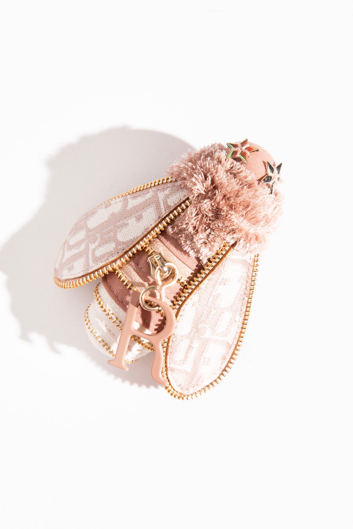 DIOR Pink Leather & Canvas Bee | MOSS Consignment