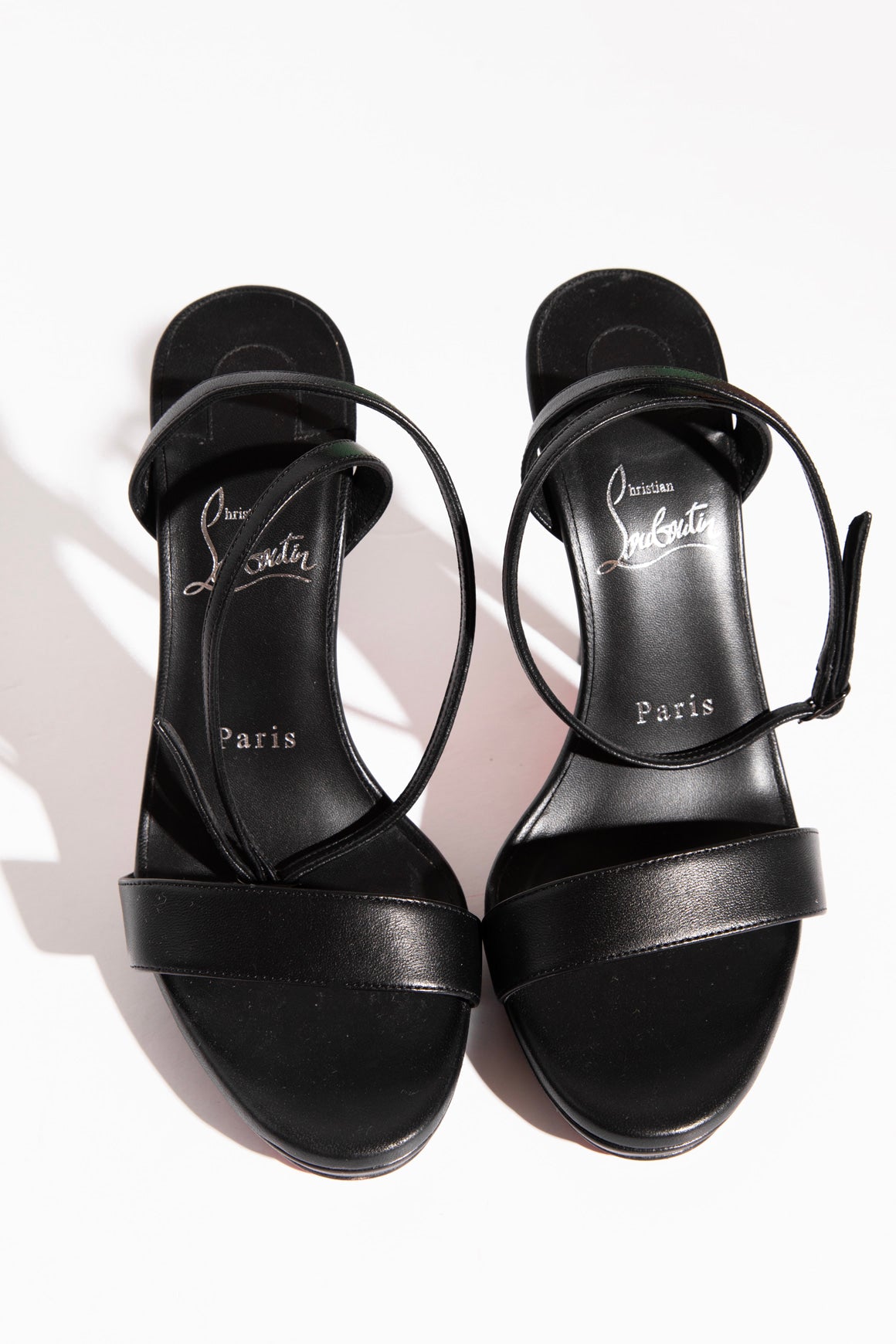 CHRISTIAN LOUBOUTIN Miss Z Leather Stilettos (Sz. 36.5)