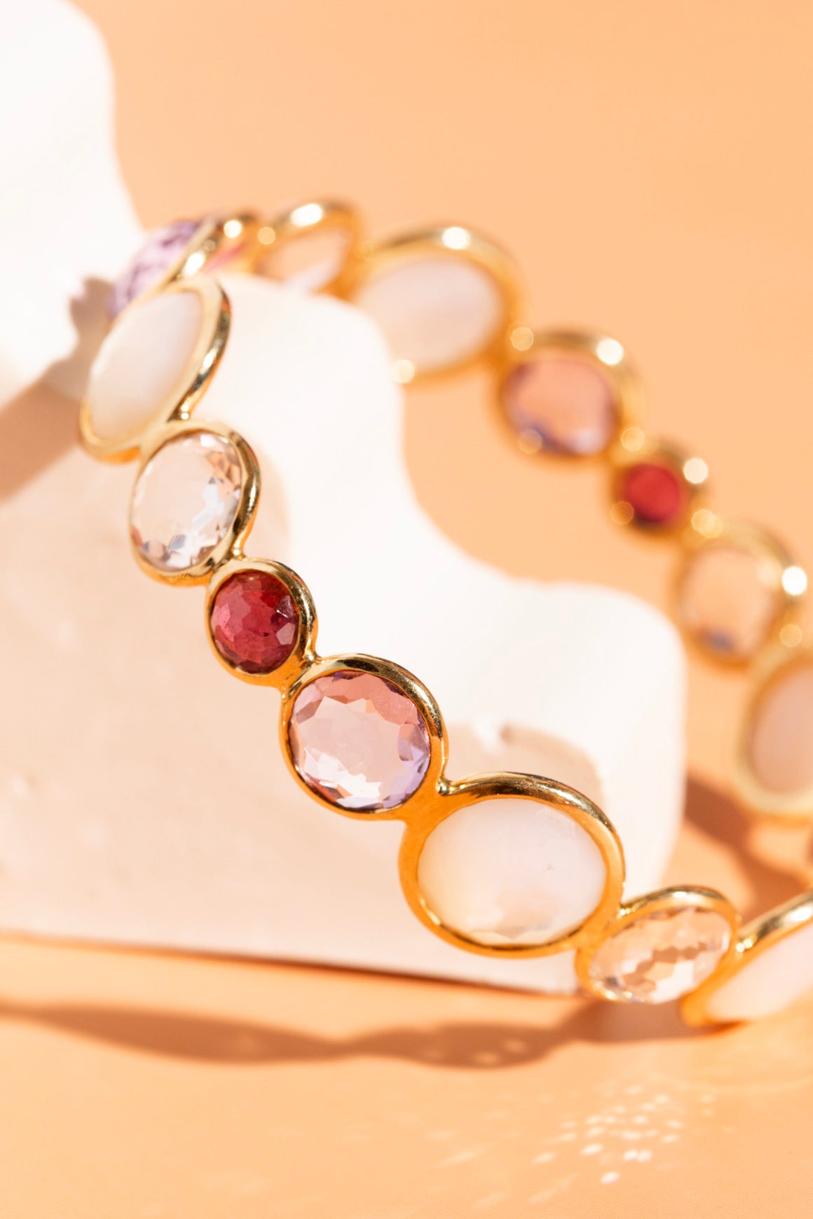 IPPOLITA 18K Purple Lollipop Multi Stone Bangle