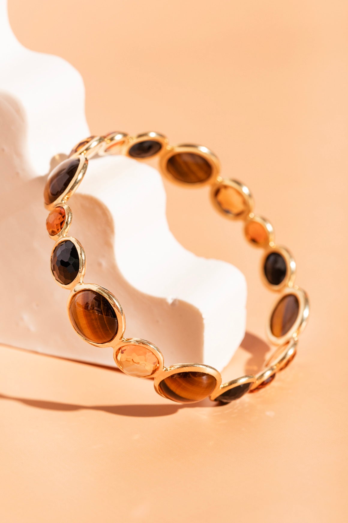 IPPOLITA 18K Tigers Eye Lollipop Multi Stine Bangle