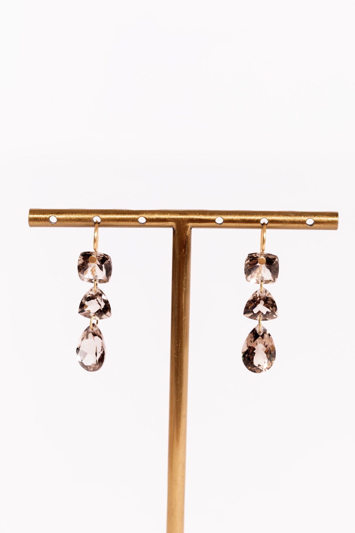 MARIE HELENE DE TAILLAC Smoky Quartz Earrings