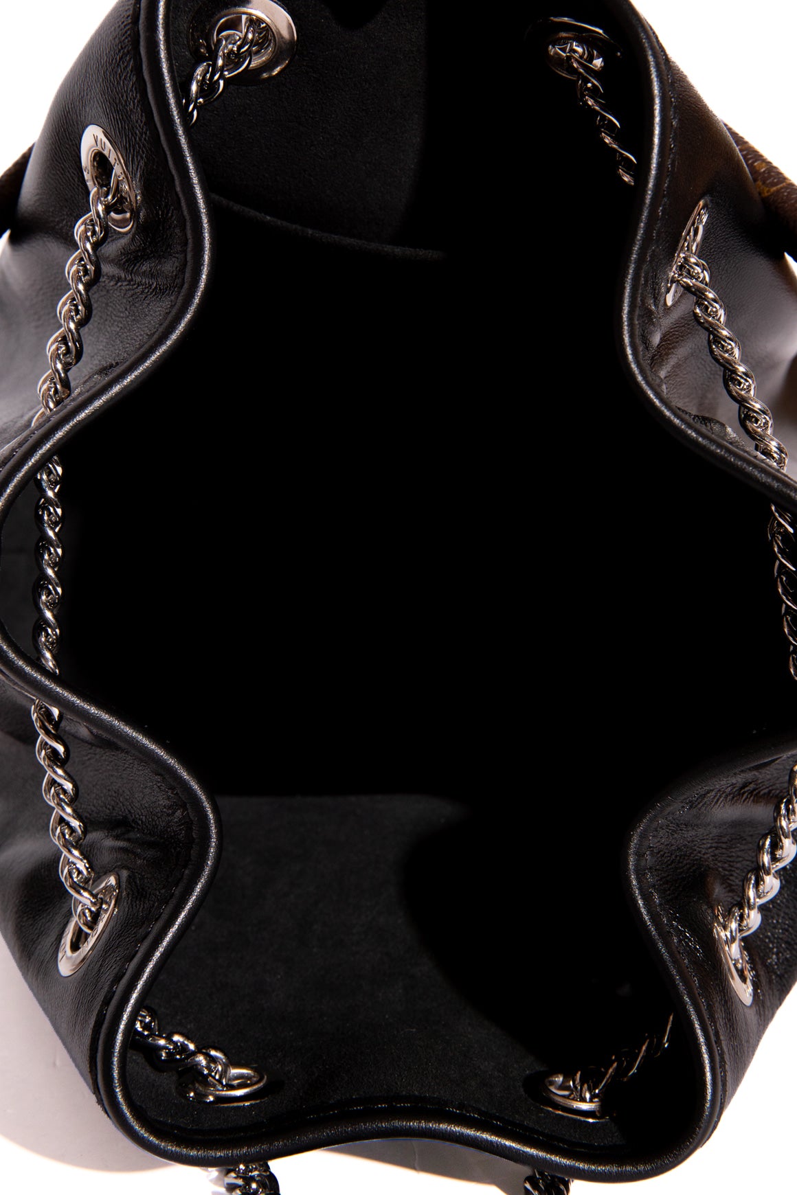LOUIS VUITTON Black 'No Way Vibe' Bucket Bag
