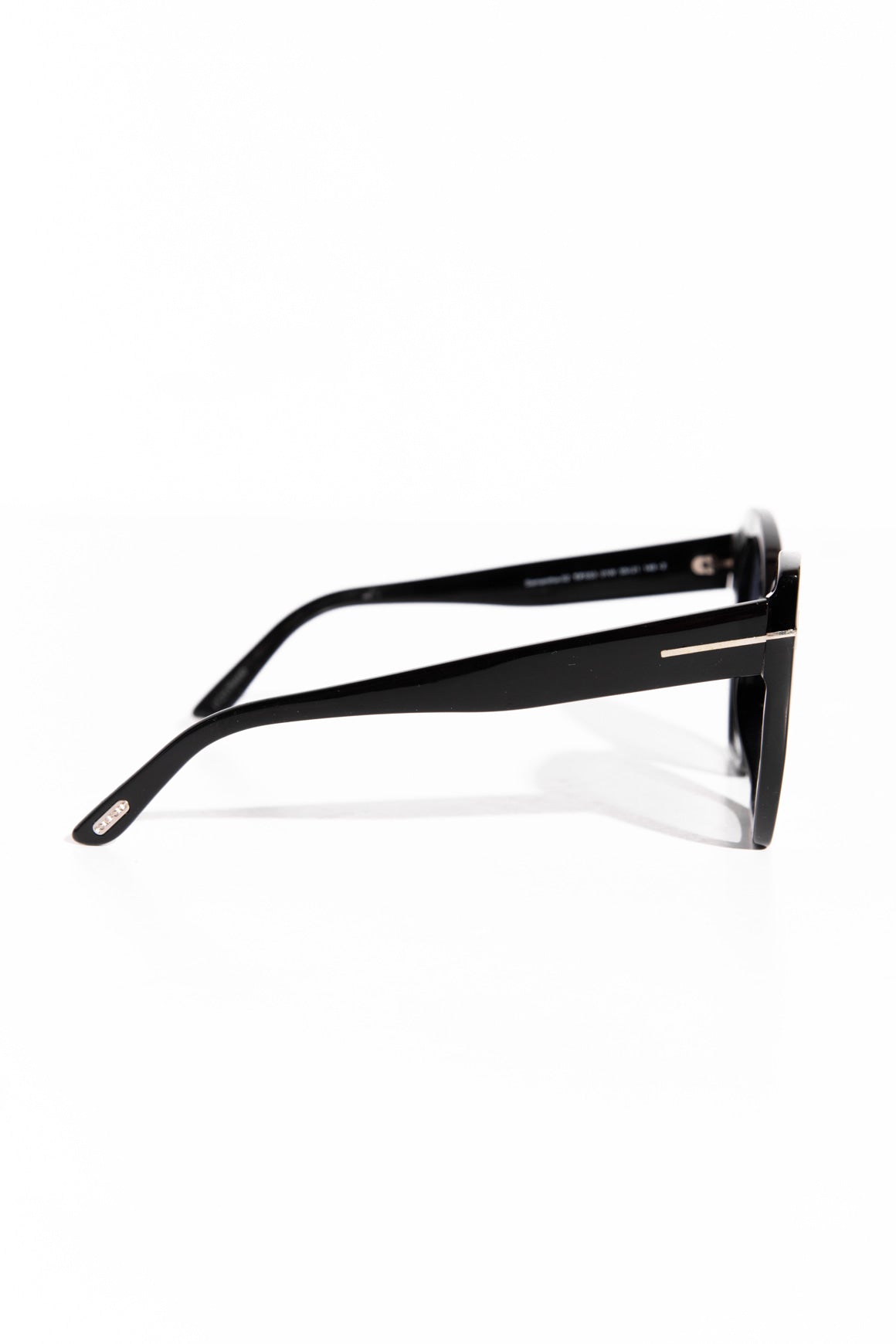 TOM FORD Black Gradient Cat Eye Sunglasses