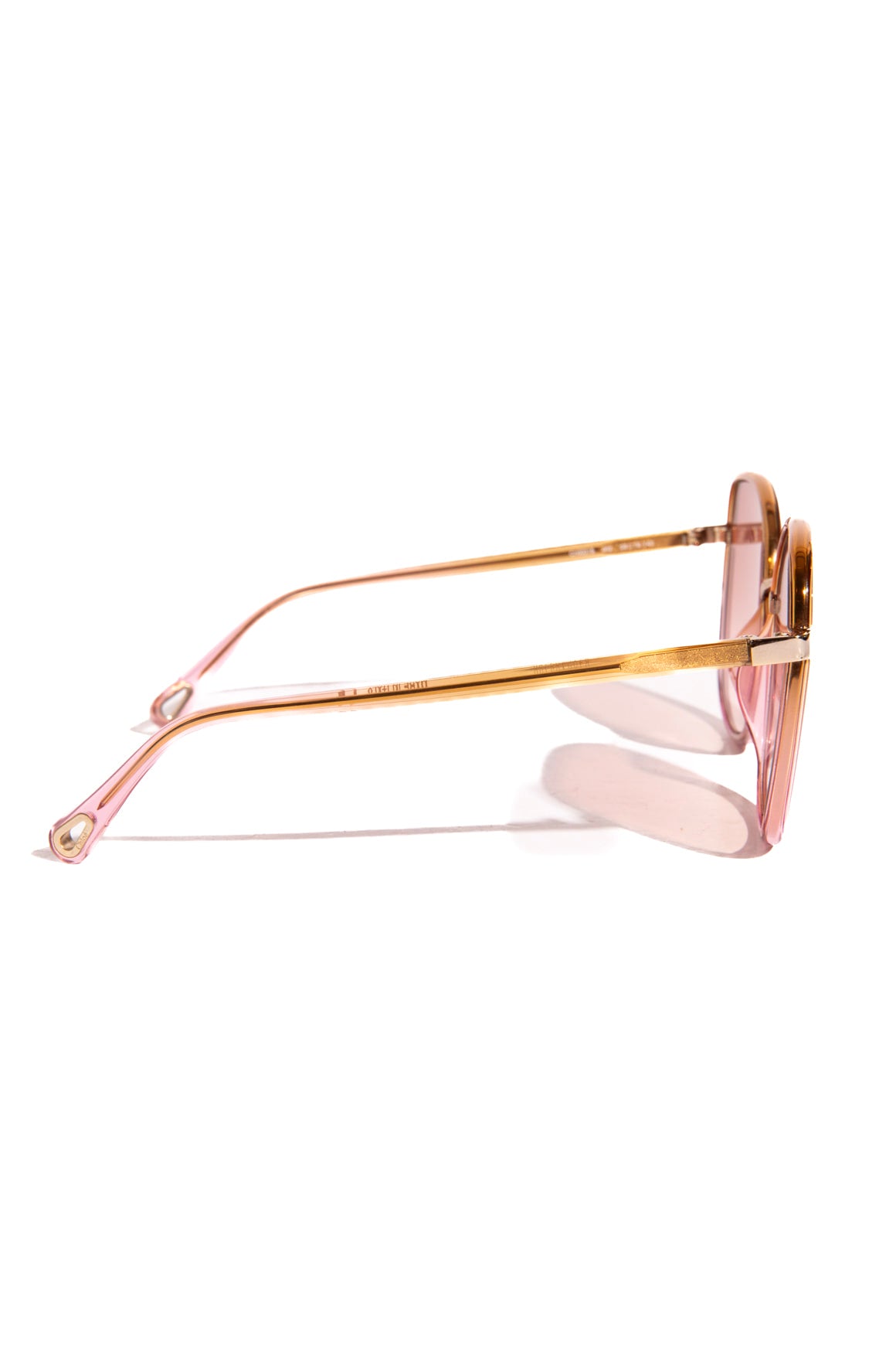 CHLOE Pink Oversized Square Frame Sunglasses