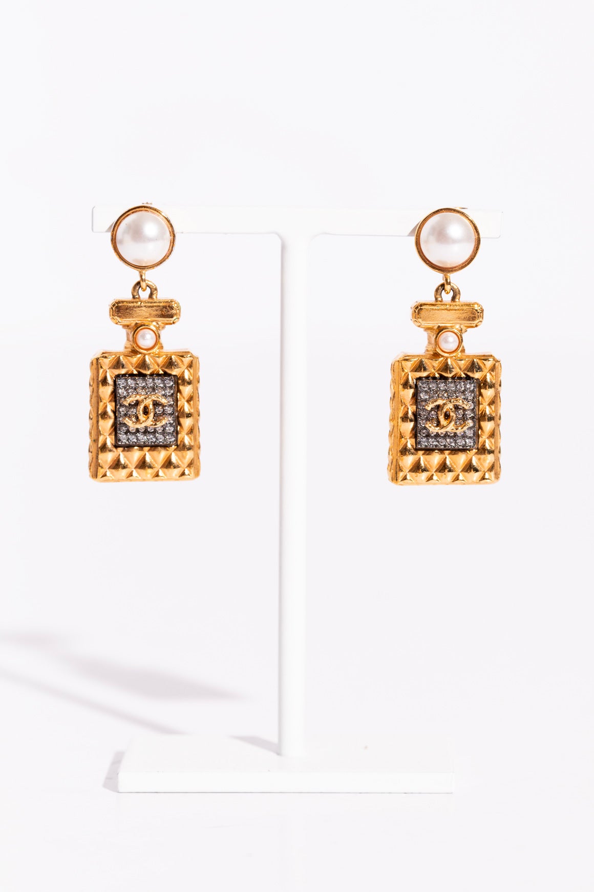 CHANEL 2021 Perfume Bottle Earrings