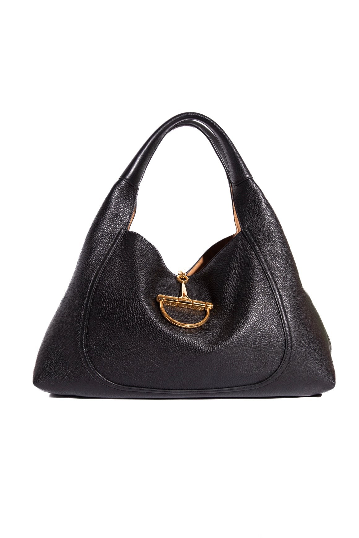 GUCCI Black Softbit Maxi Shoulder Bag