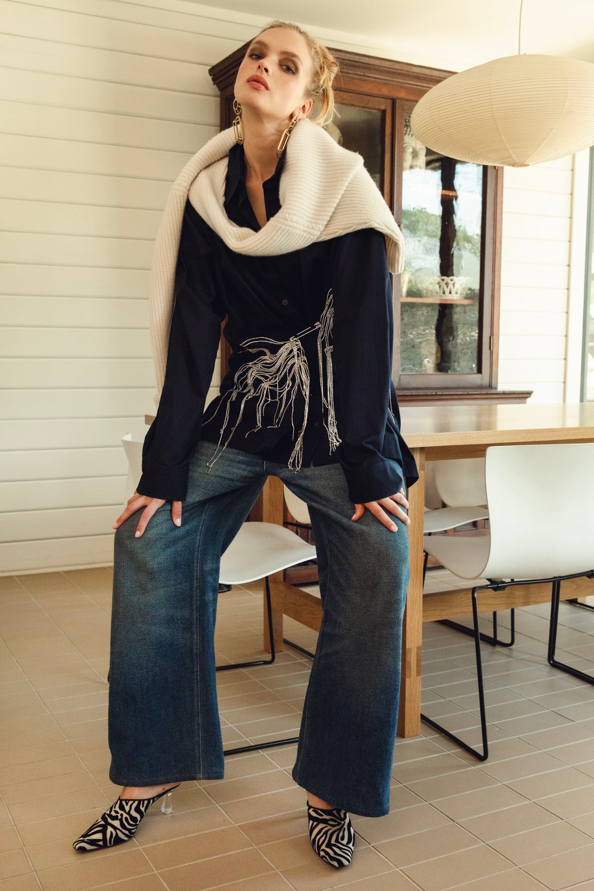 R13 Wide Leg Jeans (Sz. 27)