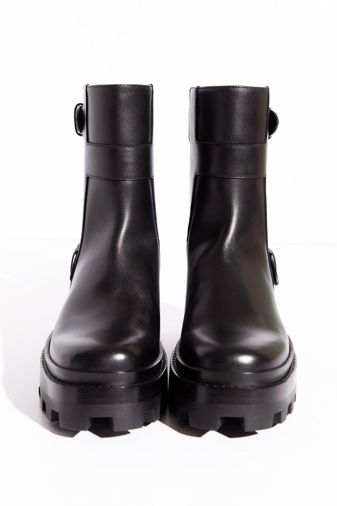 HERMES Black "Jaimy" Ankle Boots (Sz. 37.5)